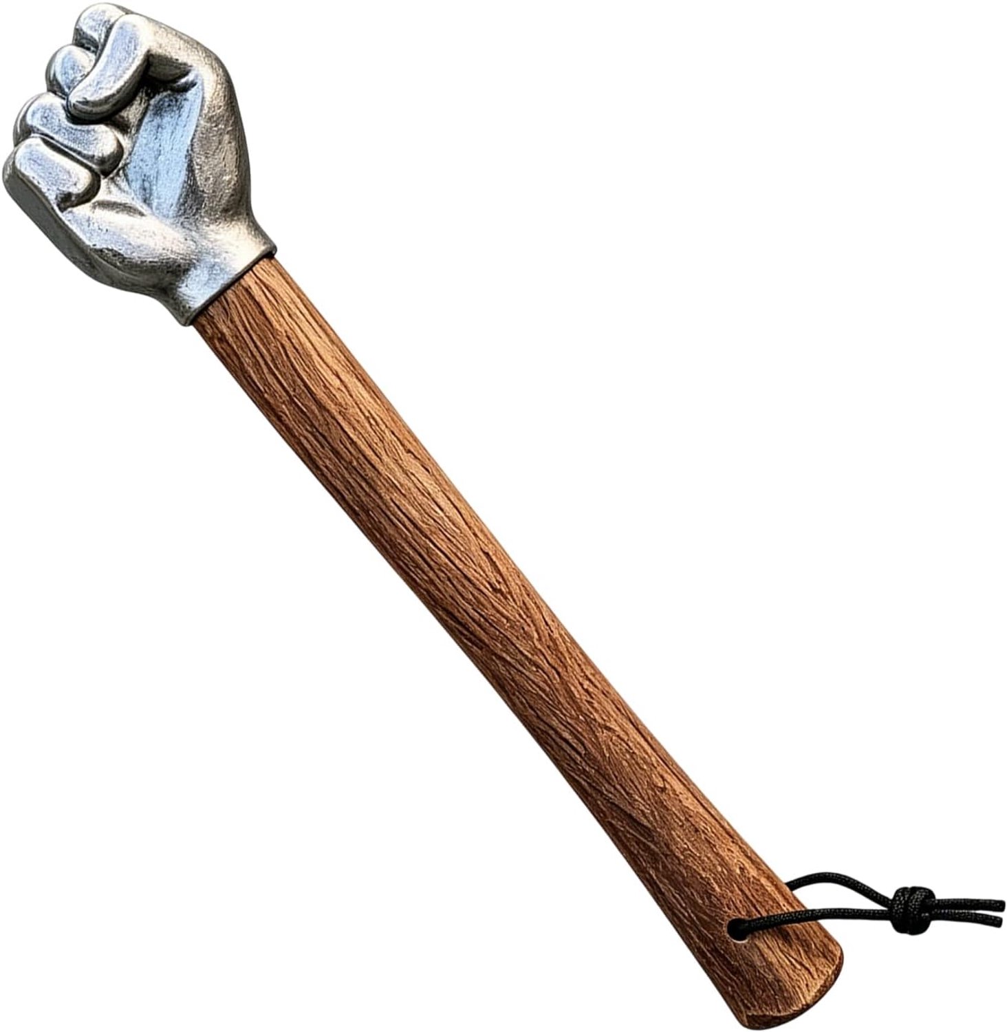 Handhamer 36 cm - roestvrij staal - houten handgreep - duurzaam voor buitengebruik - ShopVlot