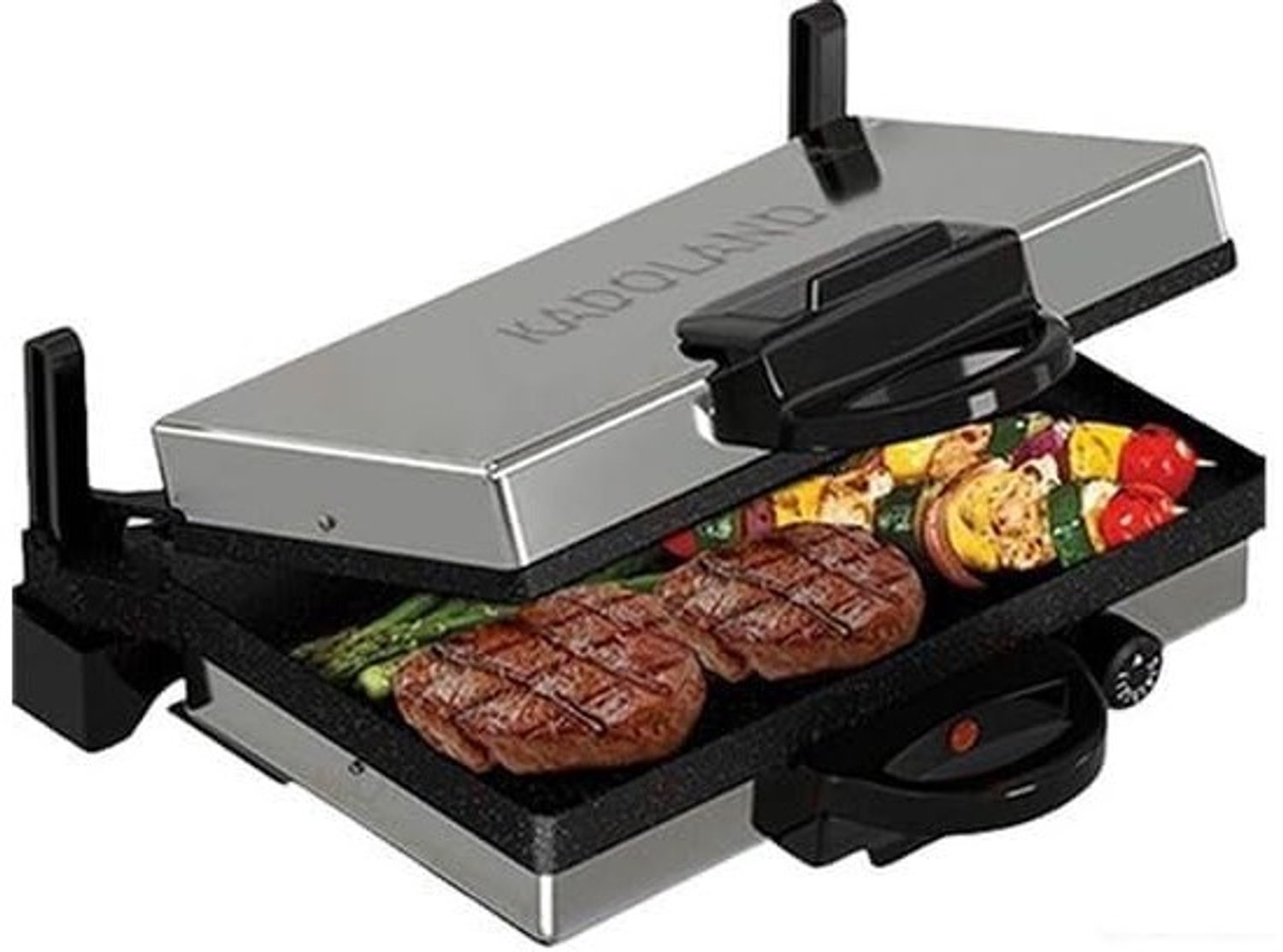 Contactgrill Lahmacun Bazlama - Granietencoating - Dubbele Verwarming - Temperatuurregeling - Voor Thuis
