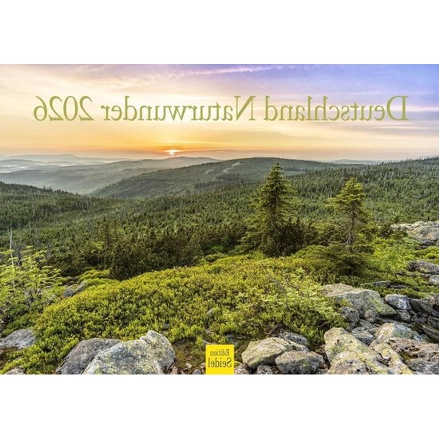 Wandkalender Natuur - Natuurkalender Duitsland - Jaar Overzicht - Hoogwaardig Papier - Formaat A4 - Natuurlijk