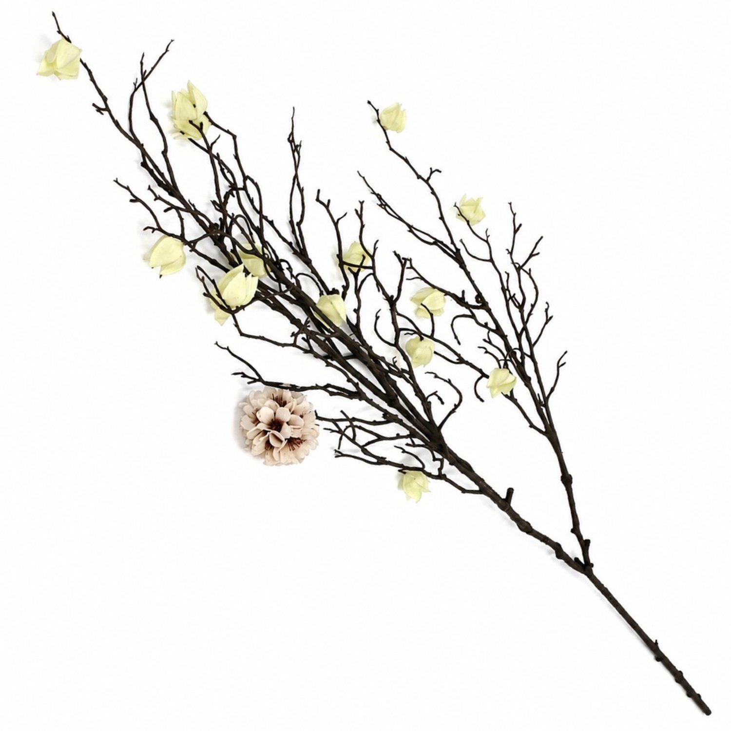 Kunsttak Hortensia 135cm off-white