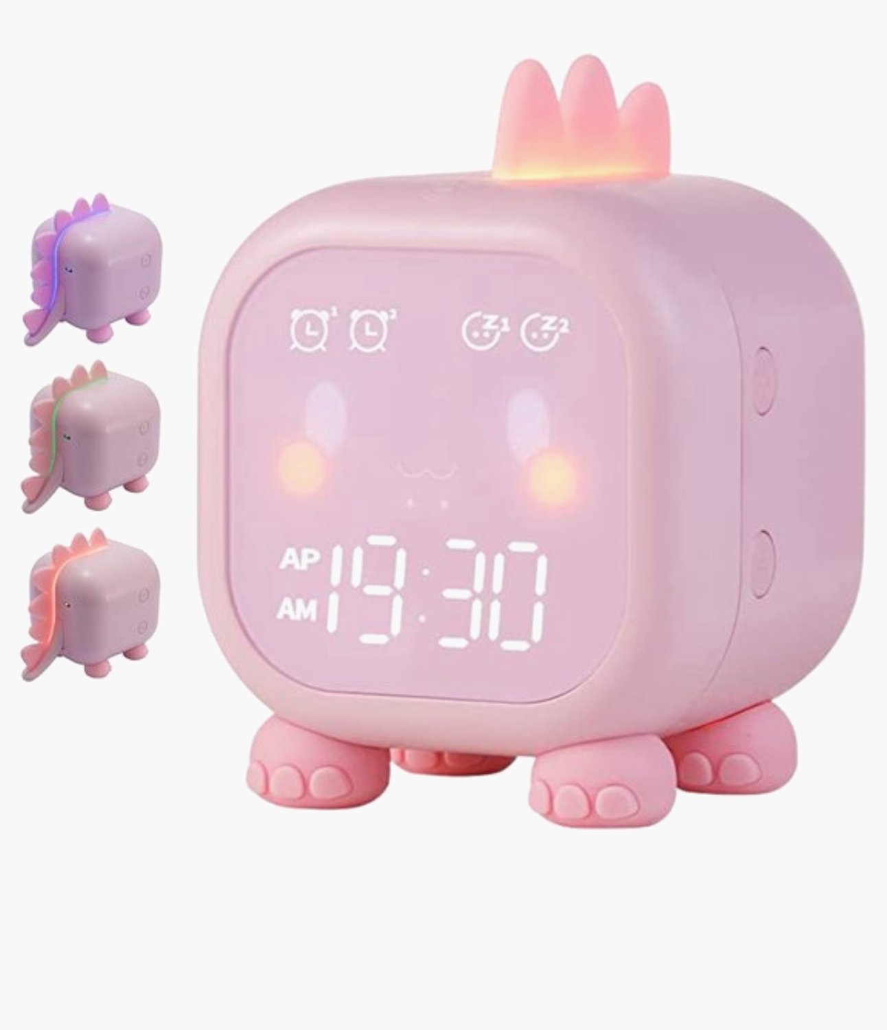 BMJ Trading® - Wekker voor Kinderen - Dino - Slaaptrainer Kinderen - Wekker Kind Digitaal - Dinosaurus - Veranderd van Kleur - Kinderwekker - Alarmklok - Slaaptrainer - Slaapwekker - Digitale Wekker - Alarm Clock - Nachtlampje