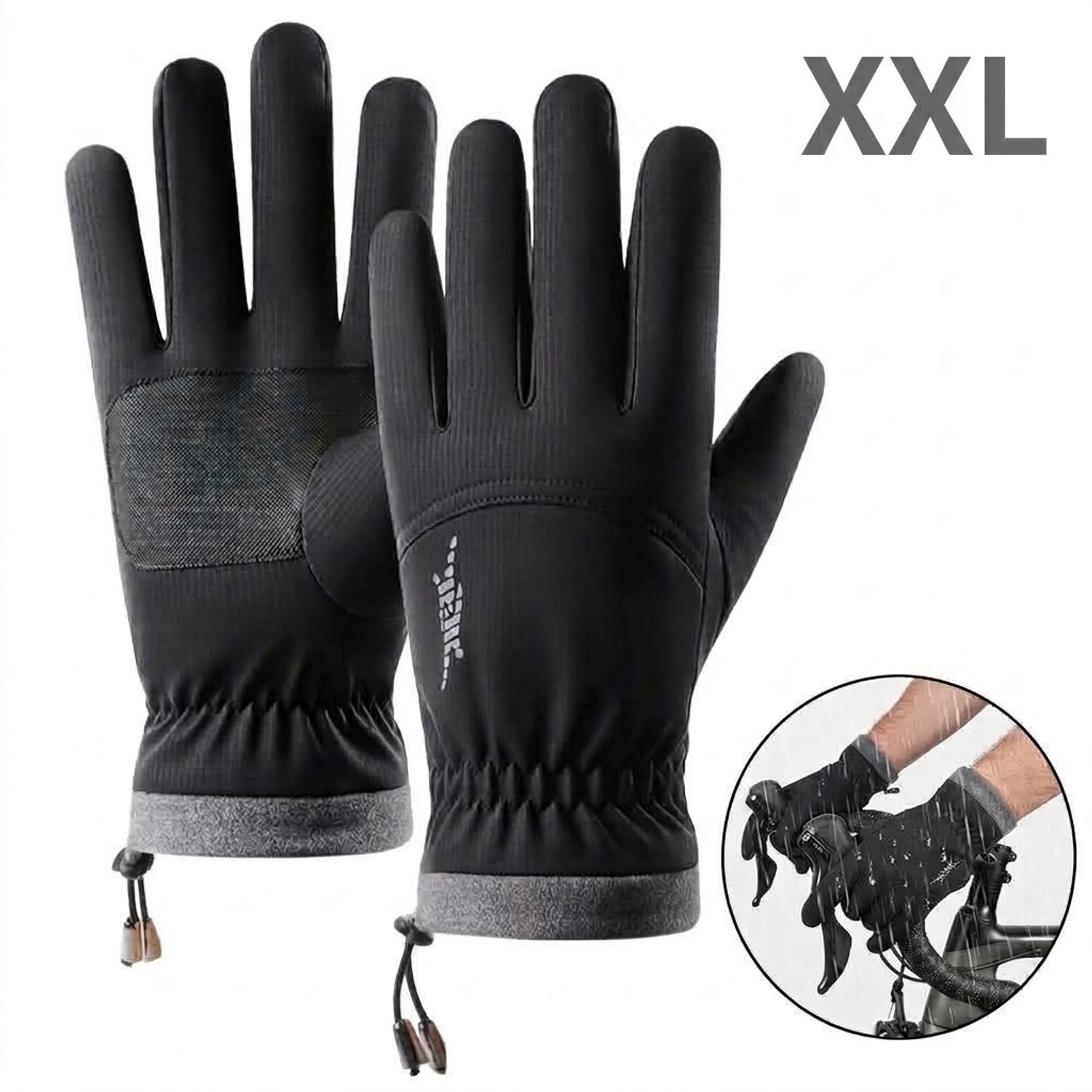 Warme Fietshandschoenen Winter - Waterdicht handschoenen –Winter Fietshandschoenen - Touchscreen Handschoenen – Winddicht, Warm en Antislip – voor Fietsen, Wandelen en Wintersport