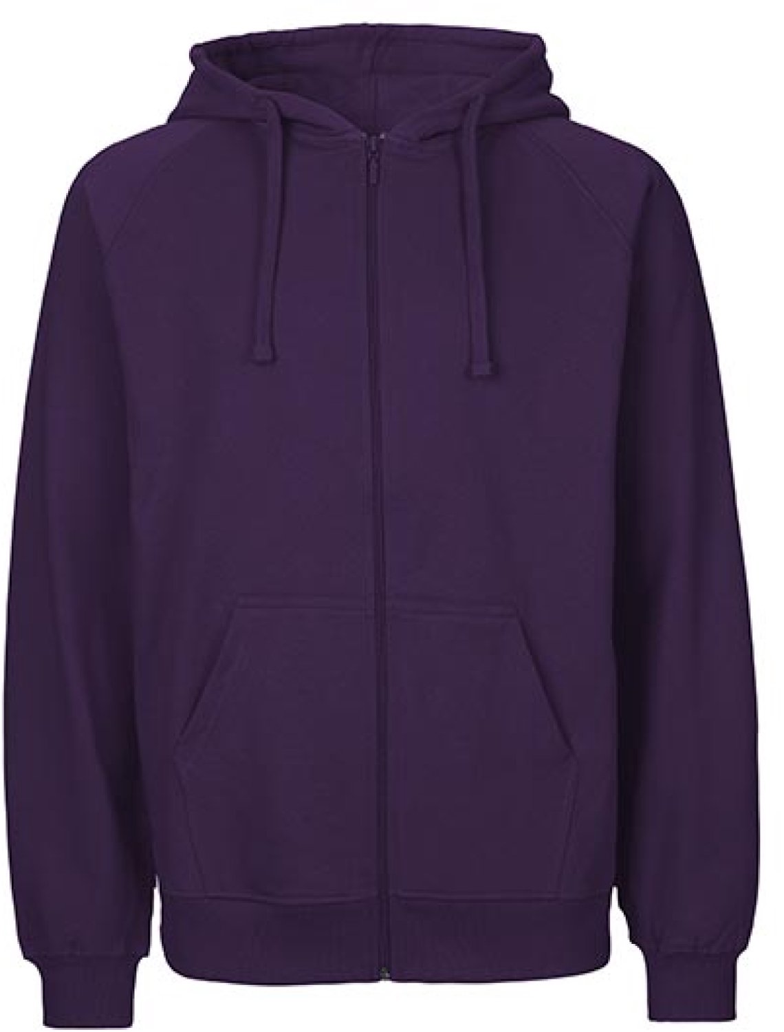 Neutral Men´s Zip Hoodie NE63301 Paars