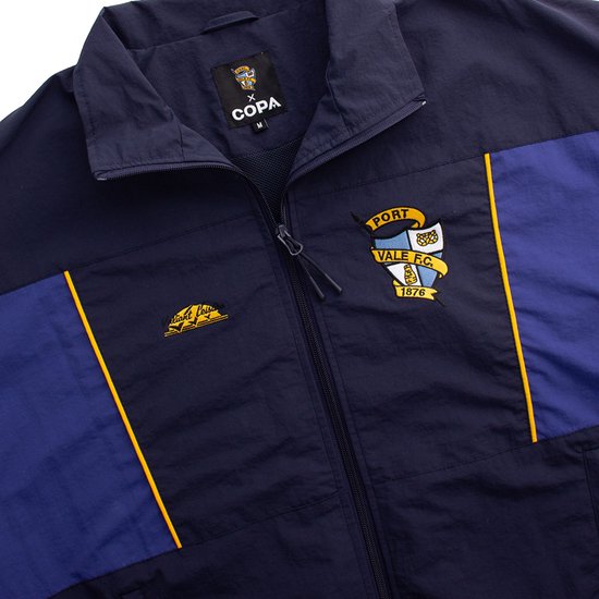 COPA Football - Port Vale F.C. 1992 - 93 - Retro Voetbaljack - Heren - L - Blauw