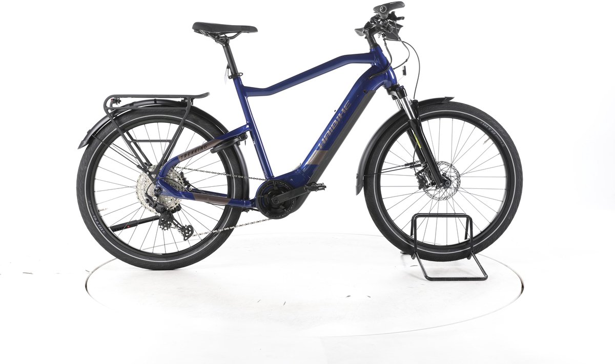 Haibike Trekking 7 Elektrische trekkingfiets Yamaha Accu 630Wh 27,5" 2024 blauw