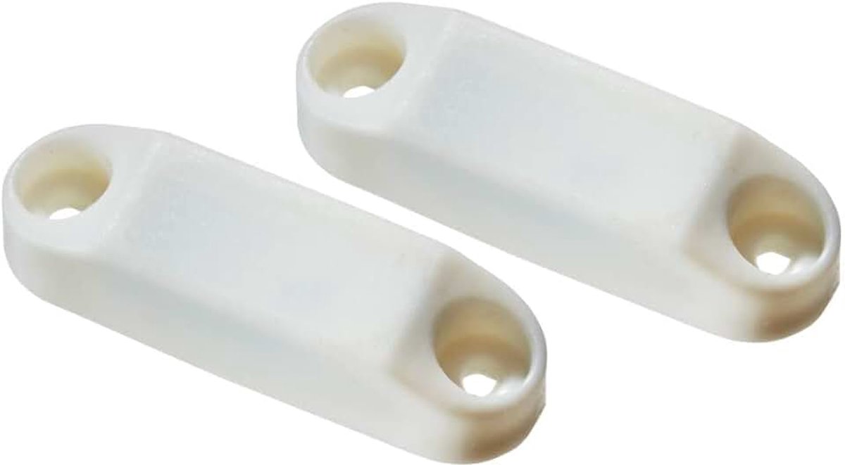 Designer Collectie L608 Magnetische vangst Wit 2 Pack