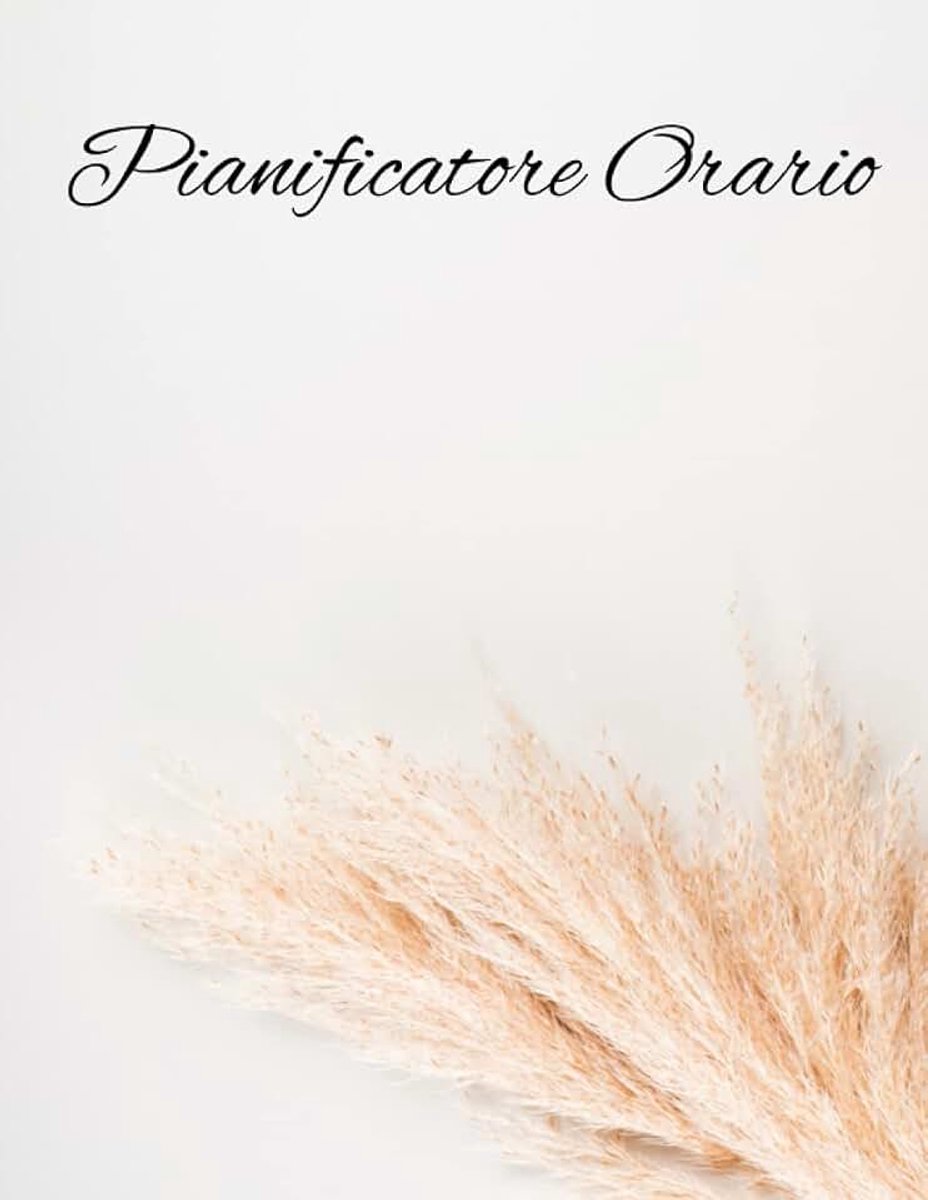 Pianificatore Orario: L'agenda giornaliera oraria include pagine di appunti aggiuntive, obiettivi, compiti, piano di oggi, non dimenticare e brain dump