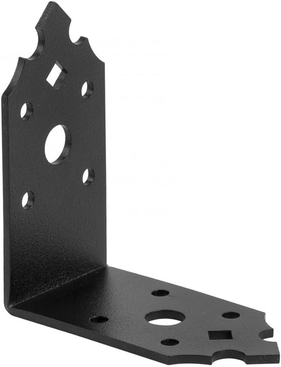 Hoekconnector 2,5 mm | houten connector hoek metaal 80 x 80 x 40 mm | metalen hoek balkconnector klein | montagebeugel bouwhoek verzinkt staalhoek
