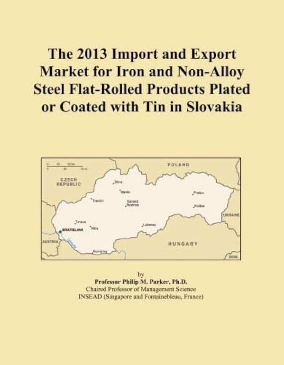 2013 Import and Export Market for Iron and Non-Alloy Steel Flat-Rolled Products Plated or Coated with Tin in Slovakia
