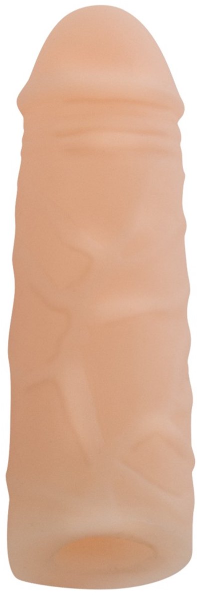 Nature Skin – Natuurlijk Voelend Penis Sleeve voor Extra Comfort met Aders – beigeig