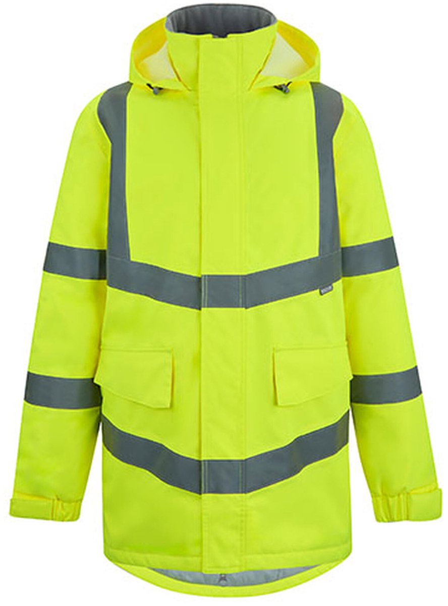 Regatta Hi-Vis Pro Contract Dover Parka Jacket RG60000 Geel