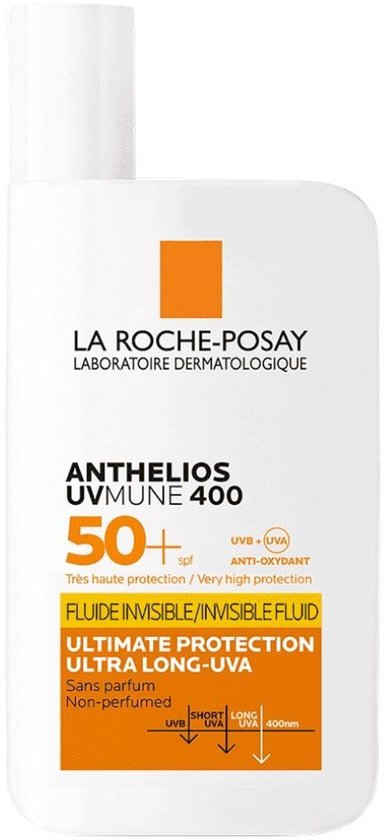 La Roche-Posay Anthelios UVMUNE 400 Onzichtbare Zonnebrand Fluide SPF50+