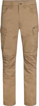Petrol Industries Heren Cargo Broek - Shellfront - Broeken - Herenkleding - Bruin - Maat W30L34