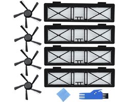Parts for Neato Botvac Connected Series Compatible with D10 D9 D8 D3 D4 D5 D6 D7 and for Botvac D Series D75 D80 D85 Robot Vacuums Cleaners Accessories Kit Filters Side Brushes