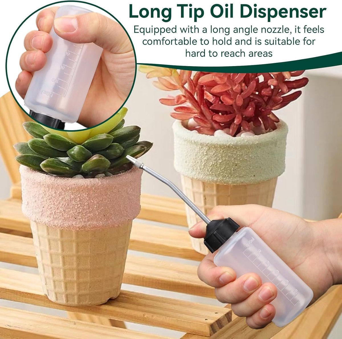 5 STKS Naaimachine Olieman 120 Ml Oliedispenser Met Lange Schuine Uitloop, Verlengde Uitloop Oliefles, Precisie Olieman Motorolie Dispenser Pomp Olie Kan, Verlengde Uitloop Oliefles Voor DIY Craft