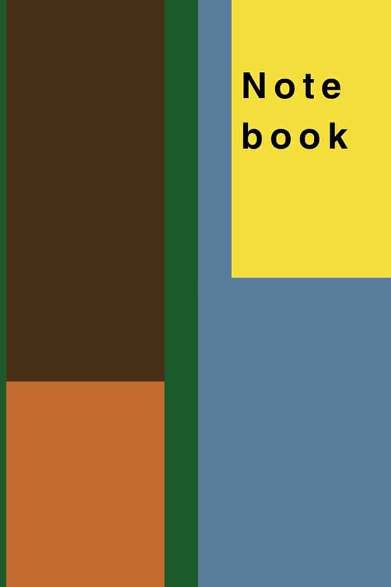 Century Art Graph Notebook: Colorblock Notebook in retro modenr centruy design