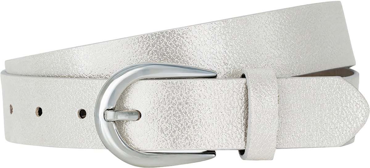 LINDENMANN dames leren riem - beige