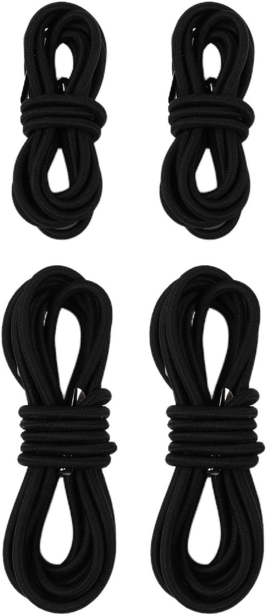 4 stuks universele touwen voor stoel, elastische vervanging voor ligstoel, universele vervangende touwen voor relaxstoel, verstelbare veters, elastische veters, vervanging voor kantelstoelen