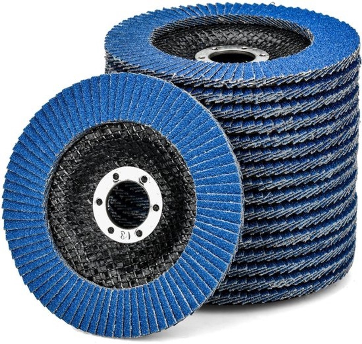 10 stuks waaierschijven Ø 125 mm voor haakse slijpers