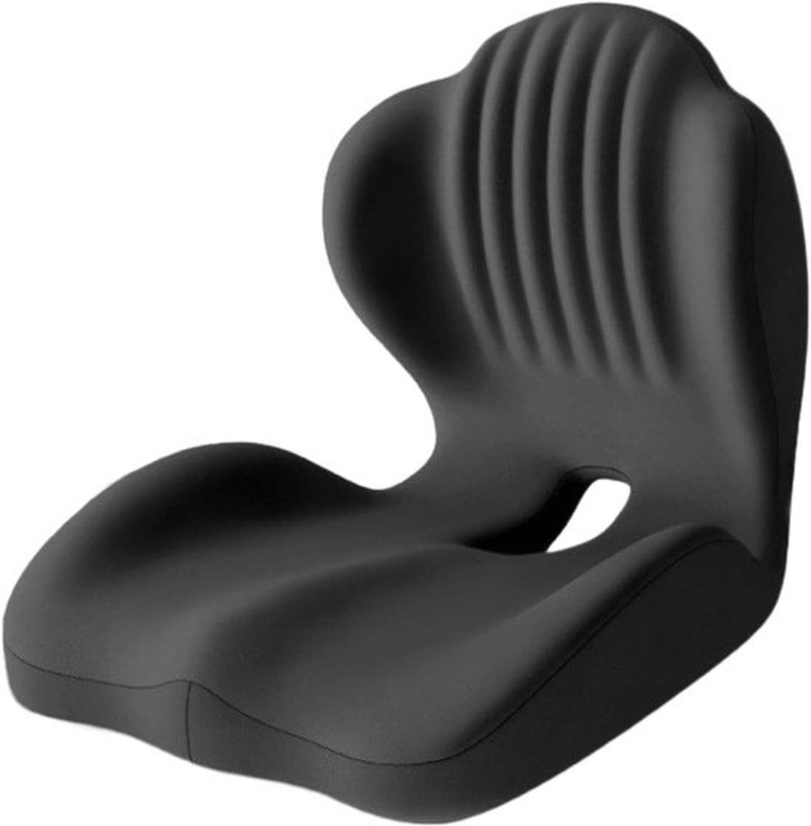 Memory Foam Bureaustoel Kussen - Zitverhoger - Zitkussen Orthopedisch - Stuitkussen voor Pijnlijke stuit - Zitverhoger auto - 40×44×37cm