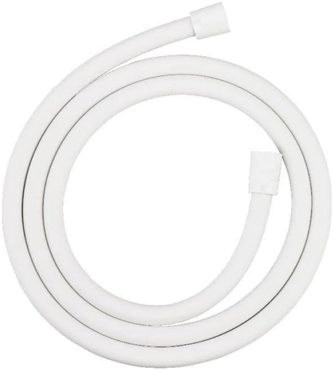 Doucheslang of doucheslang van PVC, wit, 1,2 m