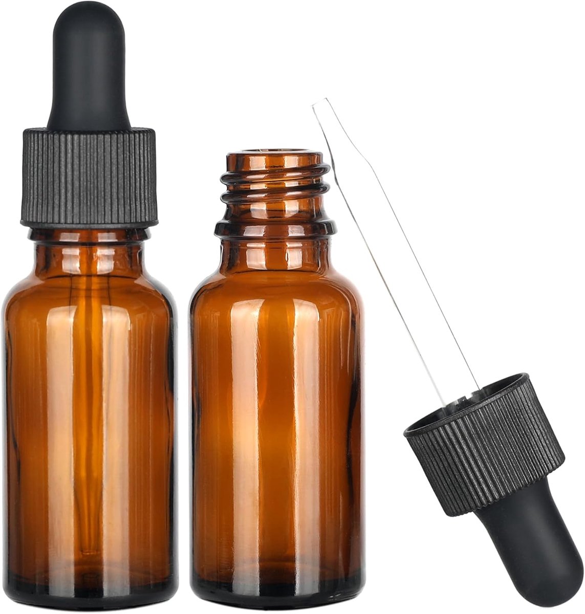 Season Etherische olieflessen - barnsteen/20ml met druppelaar/2 stuks