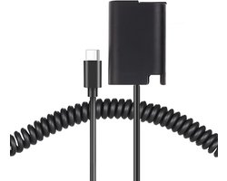 Veerkabel DMW-BLK22 dummy-accu DMW-DCC17 DC koppeling voor Lumix S5 DC-S5 DC-S5K GH5M2