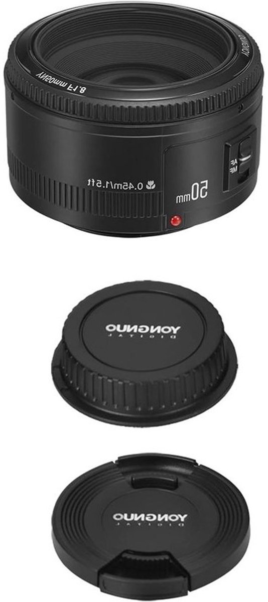 Dailygoody - 50mm f/1.8-lens - Groot diafragma - Autofocus en handmatige scherpstelling - Compact formaat - Voor Canon EF-vatting - Ideaal voor portretfotografie... thumbnail 2