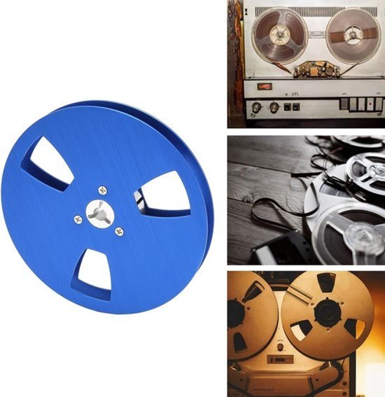 Lege Tape Rol 1/4 Inch voor Geluidsopnames, Universele Open Rol met 3 Gaten en Windbestendigheid, Ideaal voor Roll to Roll Gebruik — afbeelding 2