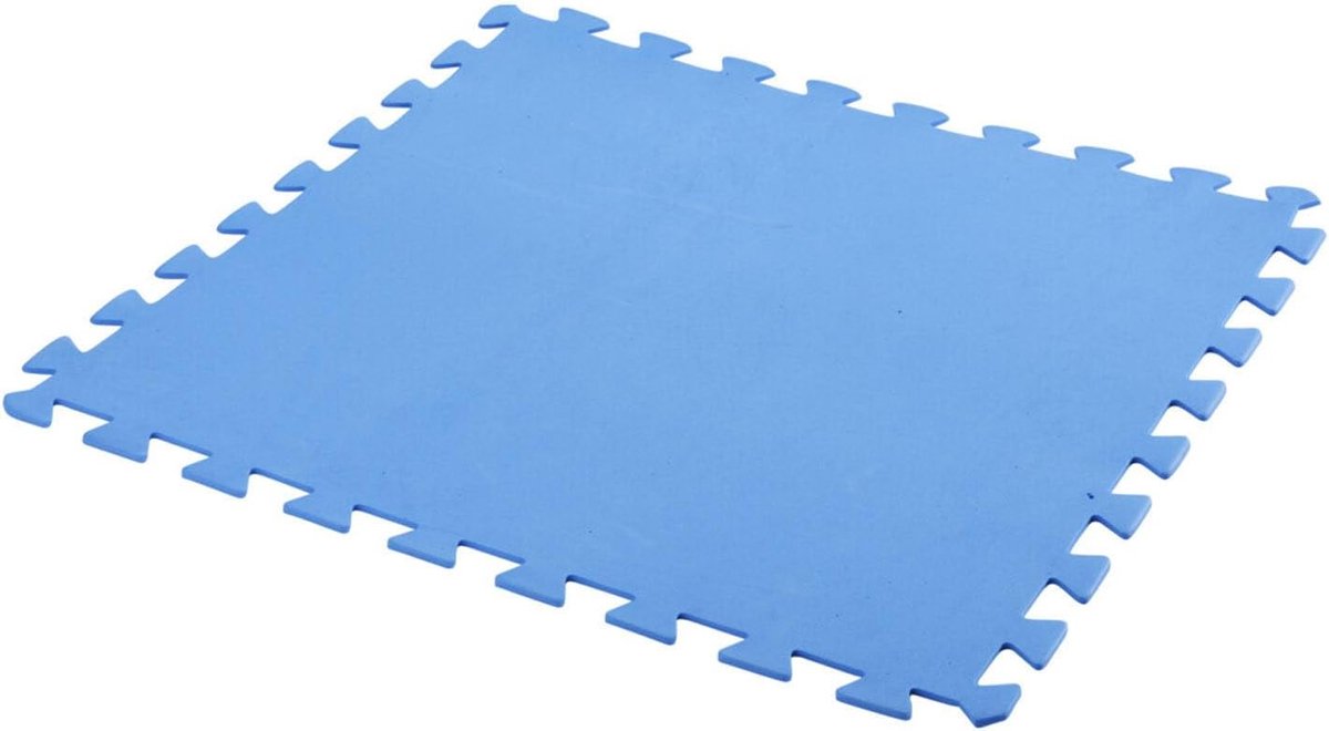 And Easy Zwembadtegels, 9-delig, schuim, blauw
