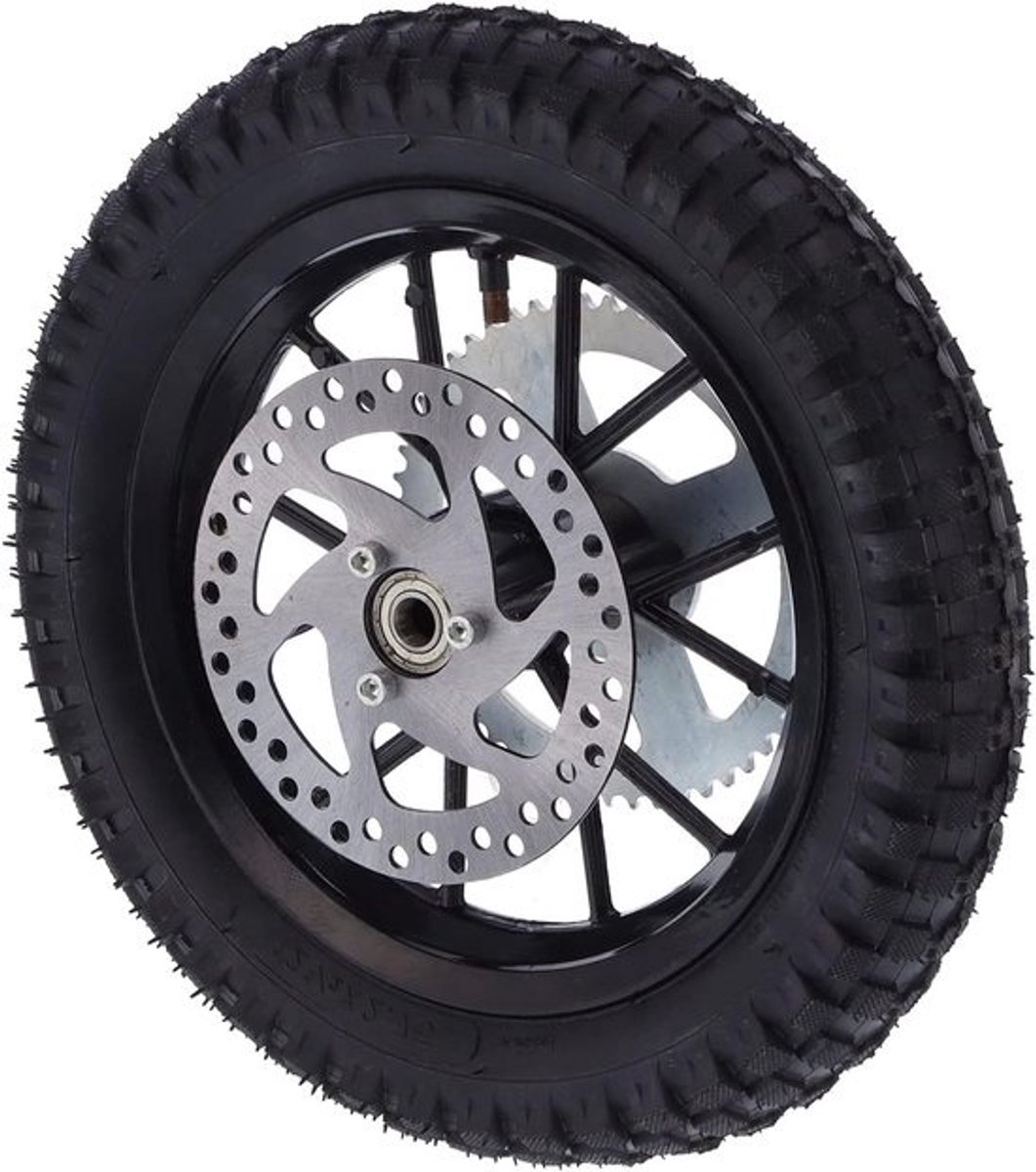 12.5 X 2.75 Inch Mini Achterwiel voor Dirtbike, Vervangende Band en Binnenband, Geschikt voor 49cc 2-Takt Mini Dirtbike, Duurzaam en Betrouwbaar Achterwiel