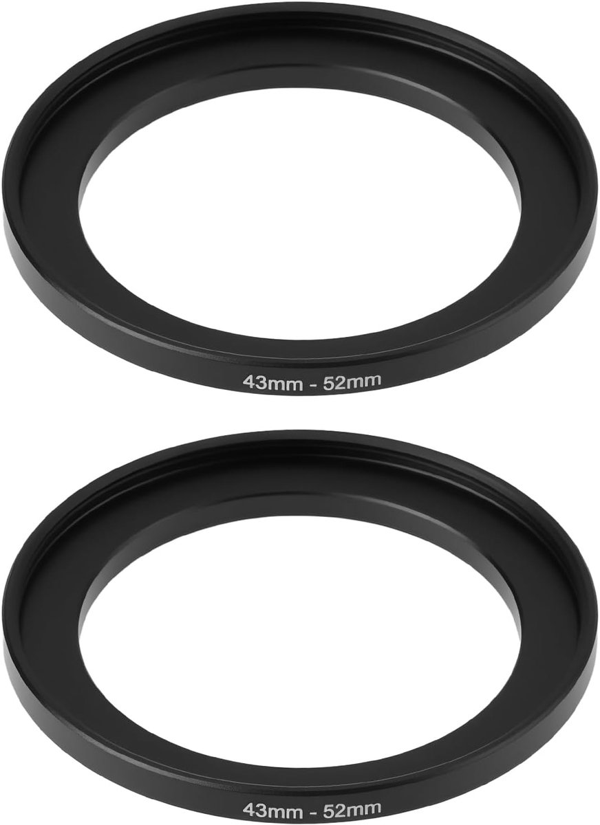 Dailygoods - 43mm naar 52mm Lens Filter Draad Adapter Ring voor Camera's