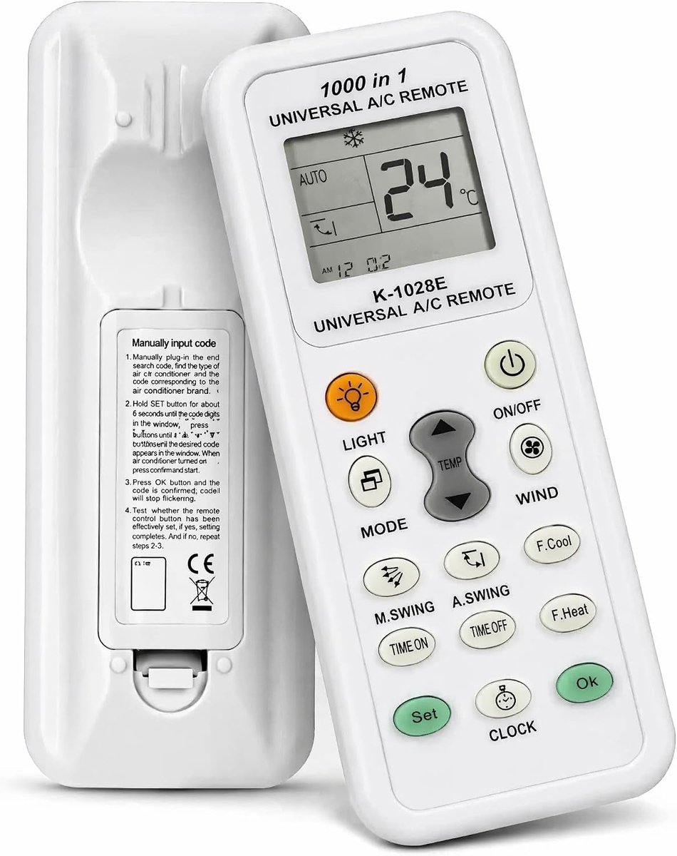 Afstandsbediening voor airconditioning, meerdere merken, 1000 in 1 A/C, K-1028E