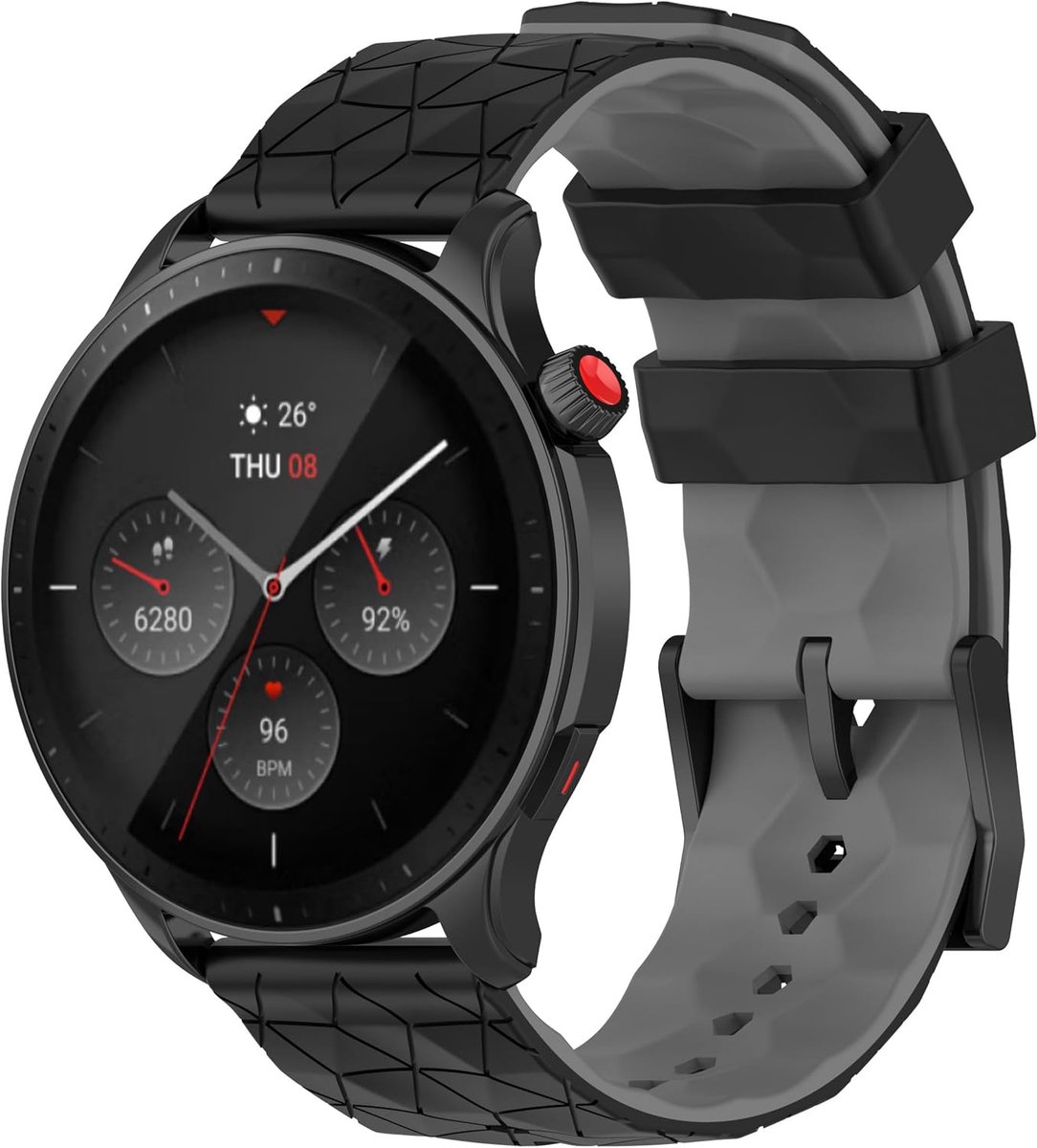 20 mm horlogeband voor Coros Pace 2/Apex 42 mm, siliconen polsbandjes, armband, reserveband met sluiting voor Polar Ignite/Polar Unite