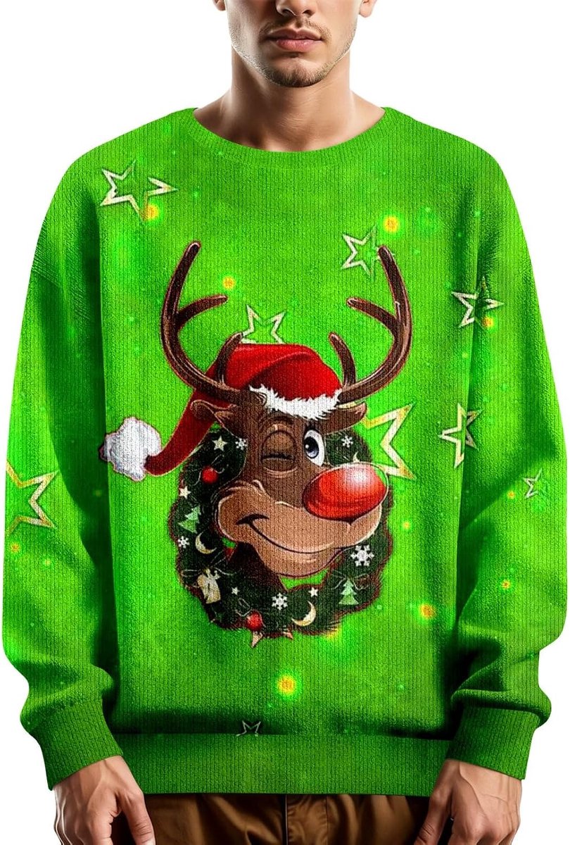 Gebreide trui met lange mouwen en ronde hals, zacht, casual, warm, comfortabel, losse pasvorm, rekbaar, ademend, voor dagelijks gebruik