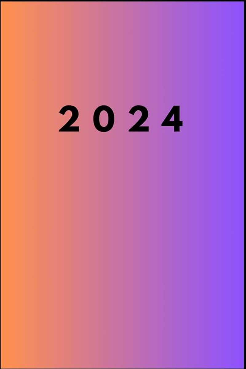 Productivity: 2024 Calendar - Featuring 12 months of monthly and weekly pages allow enough space to plan your day out in detail