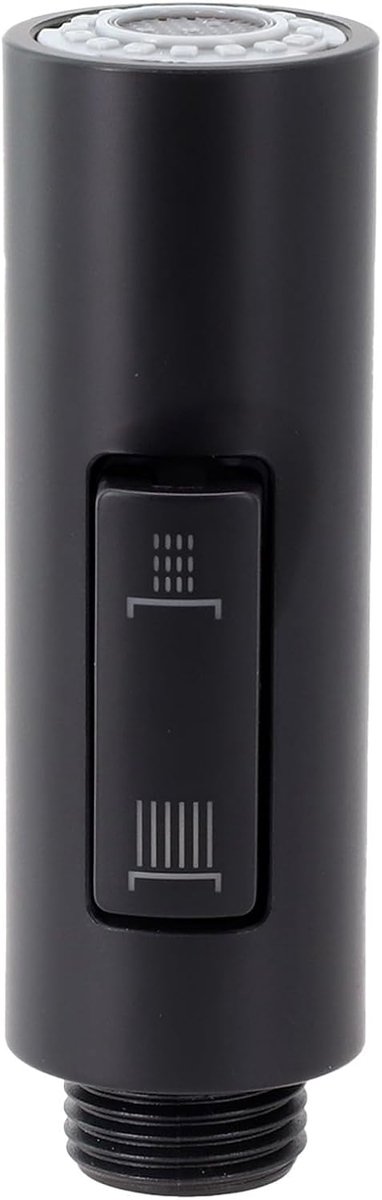 Sproeier Hoofd Vervanging G1/2 ''Mannelijke Gootsteen Trek Sproeier Trek Sproeier Down Spray Hoofd voor Aanrecht Kraan, Mat Zwart