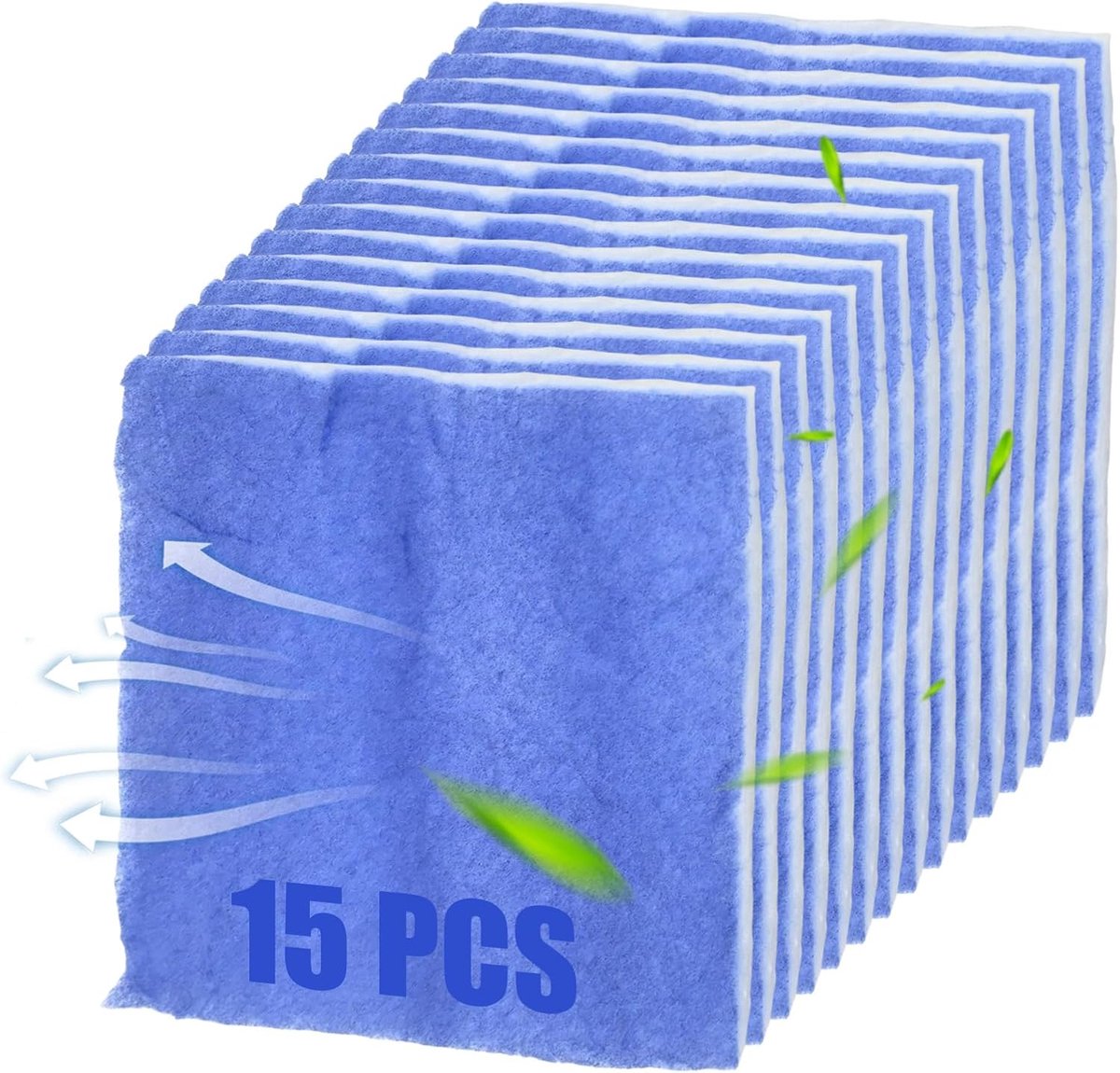 Filters, 238 x 238 mm, sponsmateriaal, vervanging voor Limodor Limot Compact 00070, geschikt voor alle soorten ventilatie, airconditioning en afvoersystemen (15)
