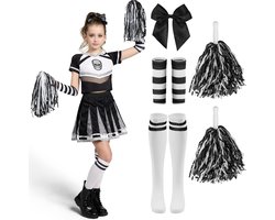 Spooktacular Creations Halloween Zombie Cheerleader Kostuum voor Meisjes - maat L