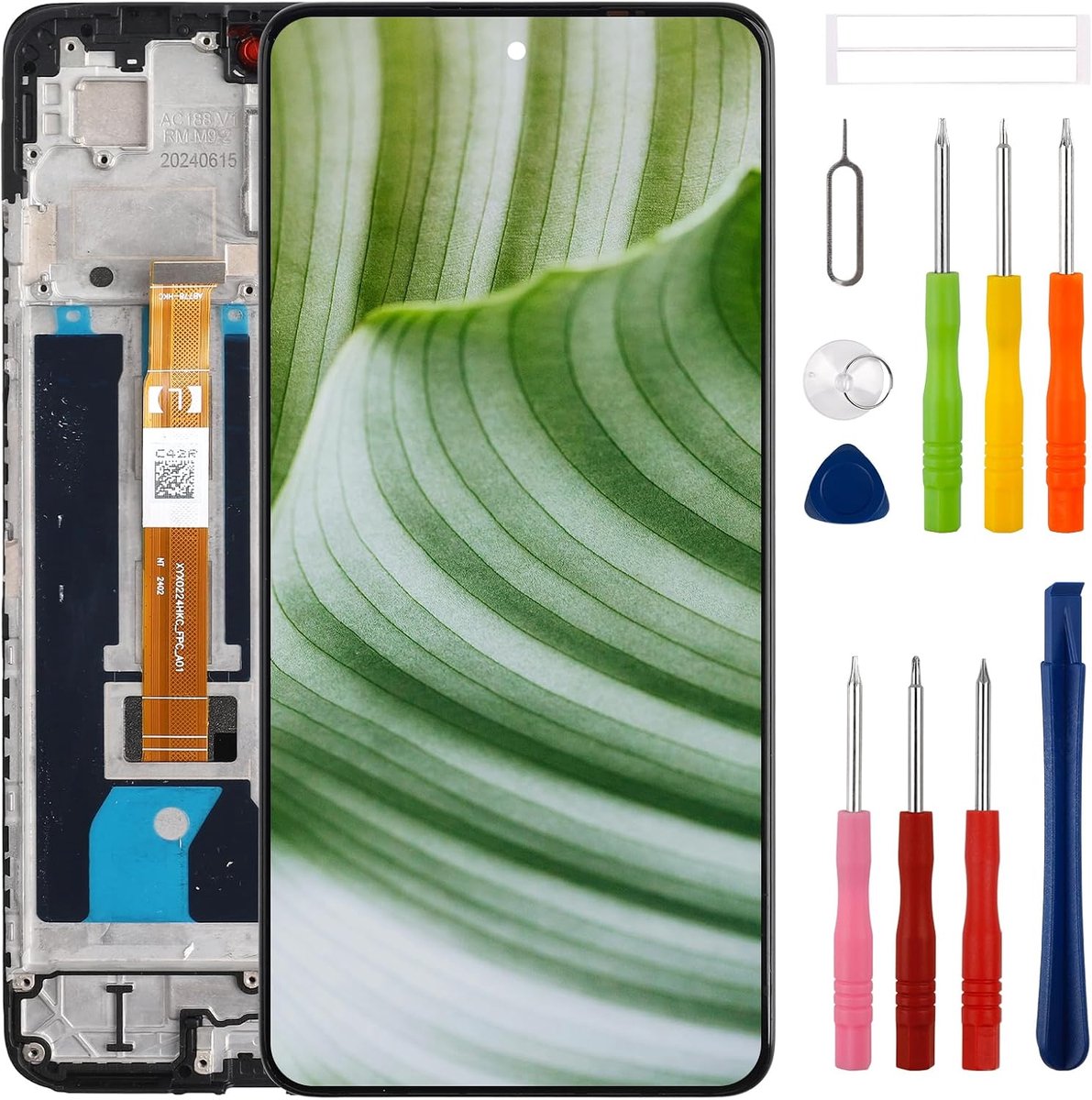 6,67 inch lcd-display voor Oppo A40/A40m/A3 4G CPH2669 CPH3669 LCD-display, touchscreen, digitizer met frame