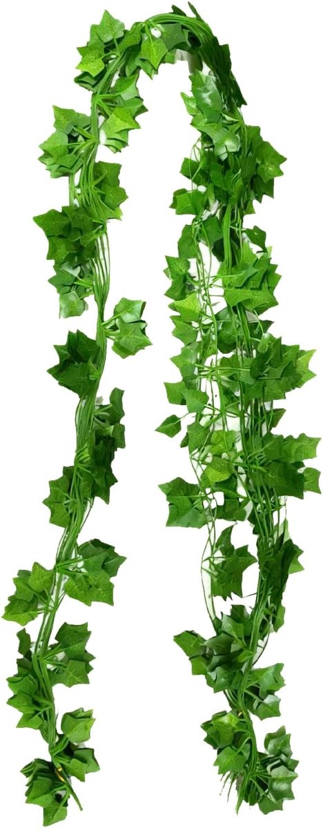 Kunstplanten, ranken, groene decoratie voor tuin, balkon, wanddecoratie, huis, feest, bruiloft