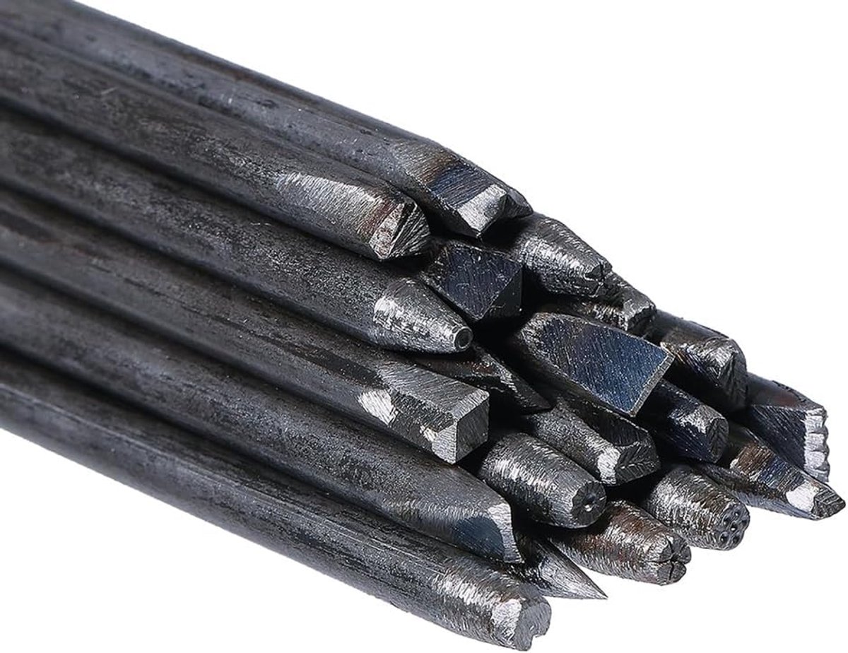 20 stuks ponsstempelset bloemen gereedschapskits graveren ijzer ponsen stalen ponsstempelset bloemen metalen stempelgereedschap voor