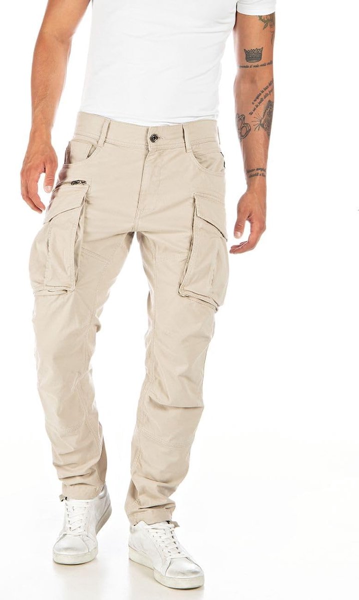 Heren Broek M9873a Joe Comfort Cotton Twill