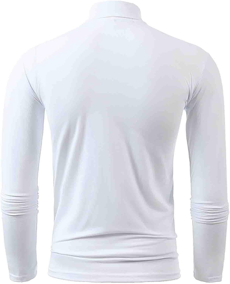 2026 Mannelijke Winter Warm Opstaande Kraag Mode Thermisch Ondergoed Mannen Basic T-Shirt Blouse Trui Lange Mouwen