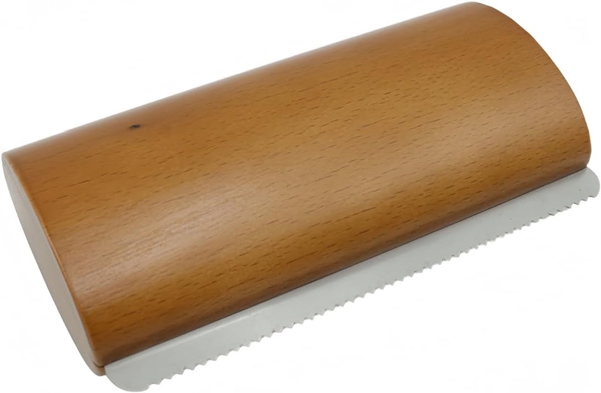 12.8cm Massief houten zaagtand Paard Onthairing Tool Effectieve zweetschraper voor paardenverzorging en vee reiniging verwijdert vuil, stof zweetvlekken en los haar