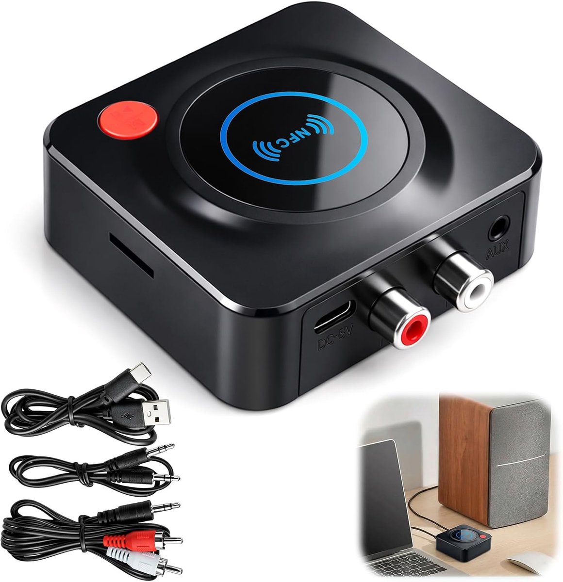 5.4 stereo audio hifi-ontvanger