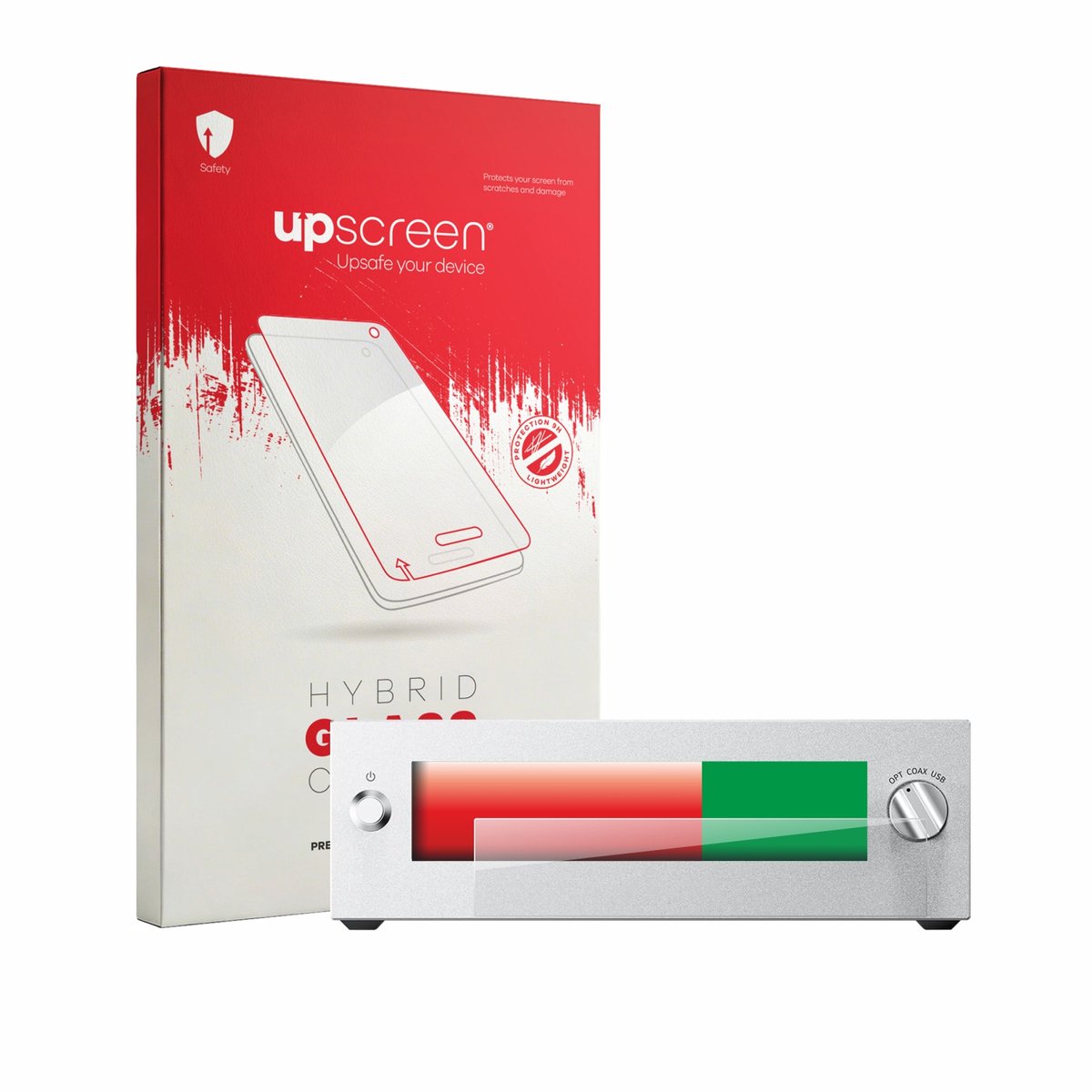 upscreen - Screenprotector voor FiiO Warmer R2R - Folie Beschermfolie Beschermglas transparant