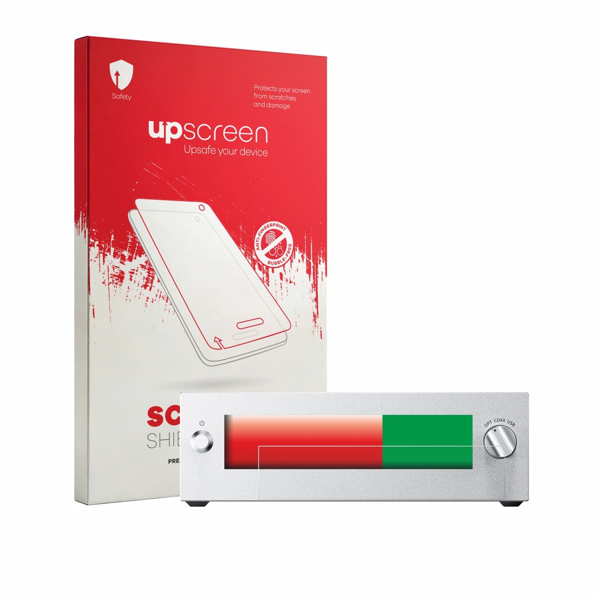 upscreen - Screenprotector voor FiiO Warmer R2R - Folie Beschermfolie transparant