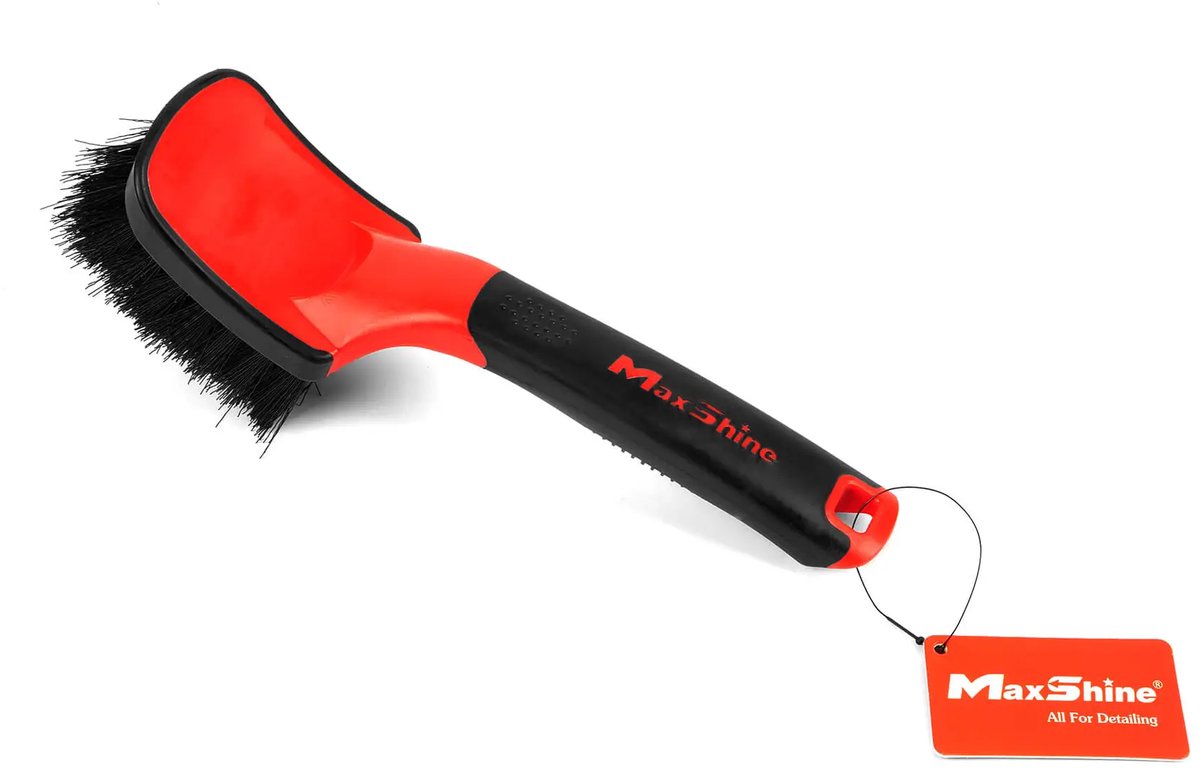 Maxshine 7011031 soft grip bandenborstel - korte handgreep