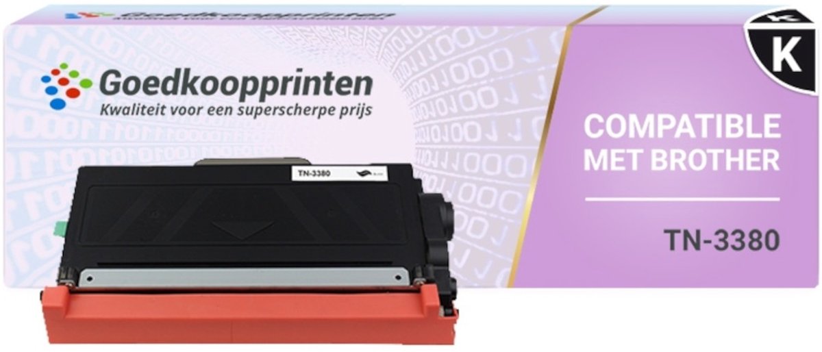 Image of Huismerk Brother TN-3380 toner Zwart - 8.000 afdrukken